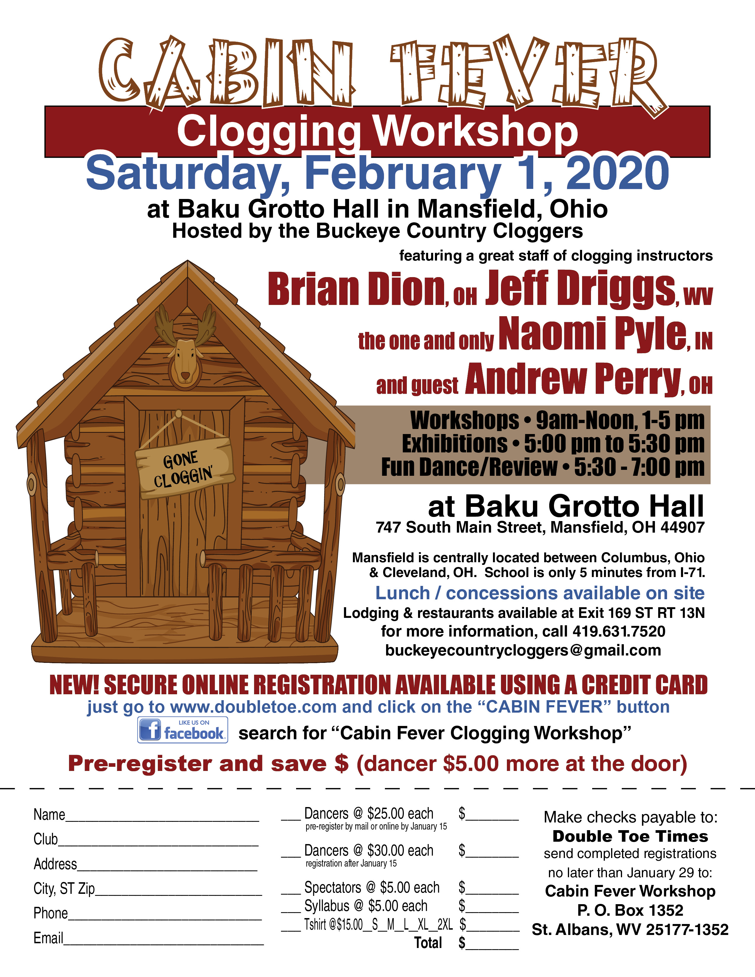 Cabin Fever Clogging Workshop